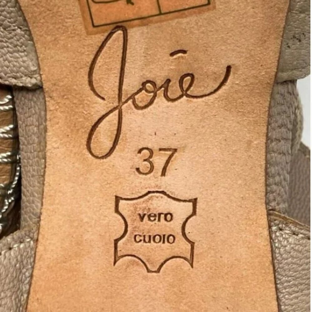 Joie Leather Sandal Pumps - Size 6.5 - Picture 5 of 6